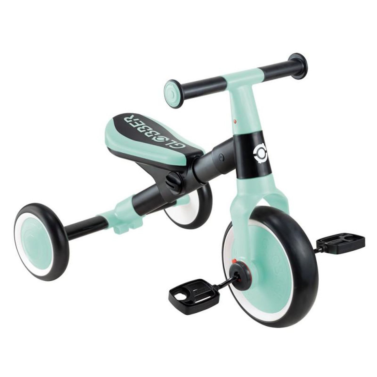 Globber Tricycle Globber Learning trike 2 en 1 Menthe et Noir