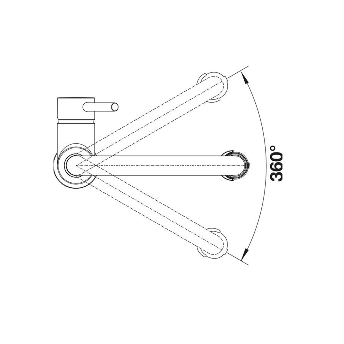 Blanco Mitigeur avec douchette inox - 525792