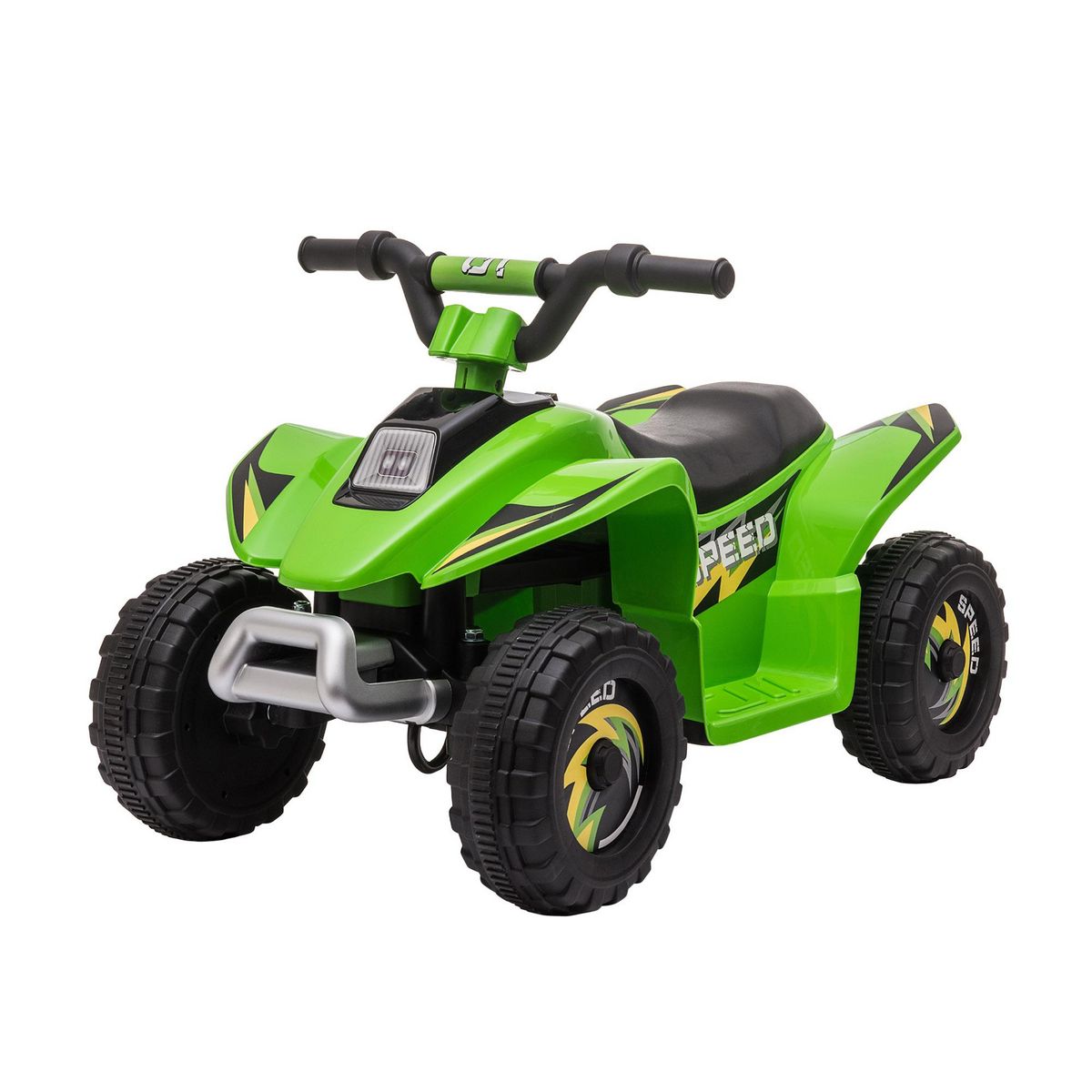 HOMCOM Quad électrique enfant - voiture électrique enfant - marche AV, AR - 6 V, V. max. 4,6 Km/h - vert