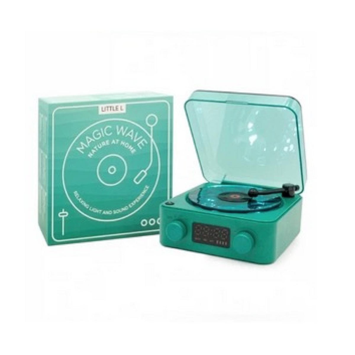 LITTLE L Veilleuse Tourne-disque Sensoriel Magic Wave NATURE AT HOME -