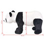 Voir la diapositive 5 : VIDAXL Jouet en peluche Panda Noir et blanc XXL