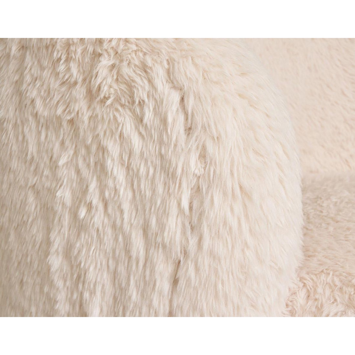 LISA DESIGN Maeto - fauteuil - en fausse fourrure