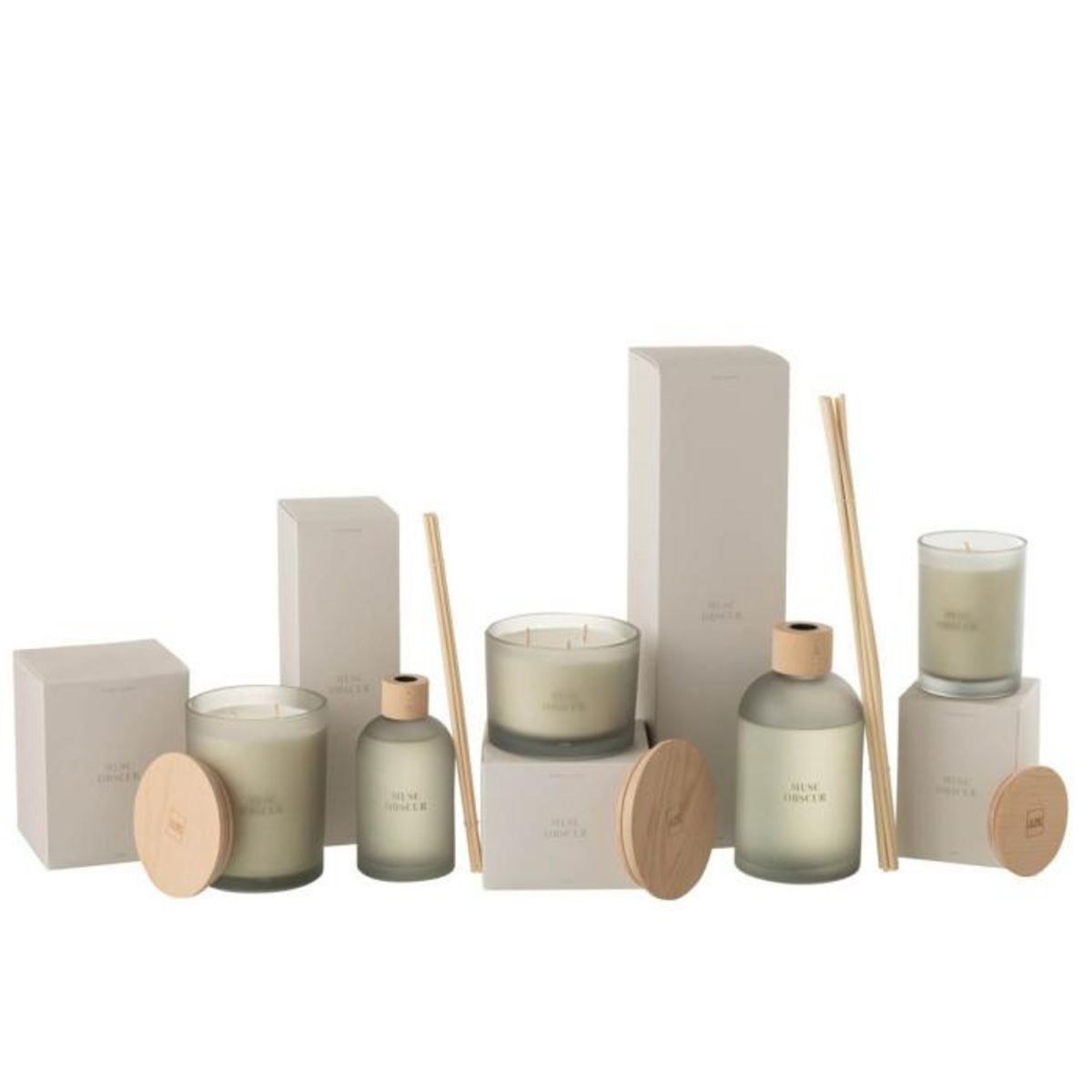 Paris Prix Bougie Parfumée  Accords Essentiels  12cm Musc Obscur