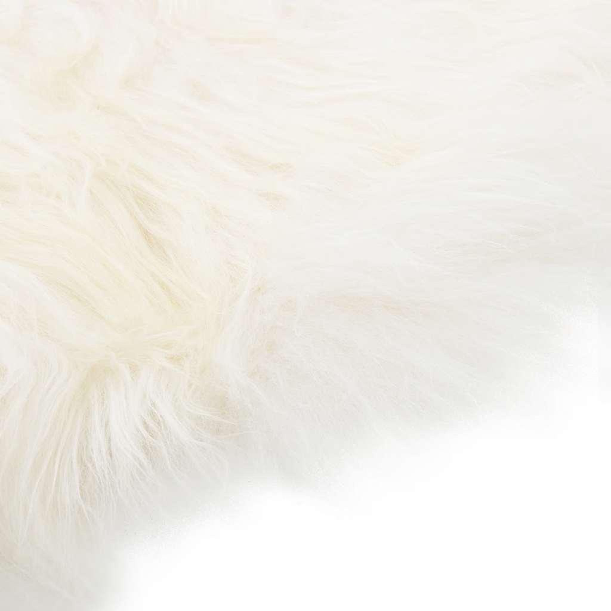 Voir la diapositive 3 : VIDAXL Housse de chaise en peau de mouton islandaise Creme 70x110 cm