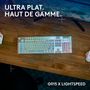 Voir la diapositive 2 : Logitech Clavier gamer sans fil G915 X Lightspeed Tactile Blanc