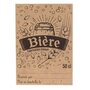 Paris Prix Coffret 54 Pièces  Bière Artisanale  22cm Marron