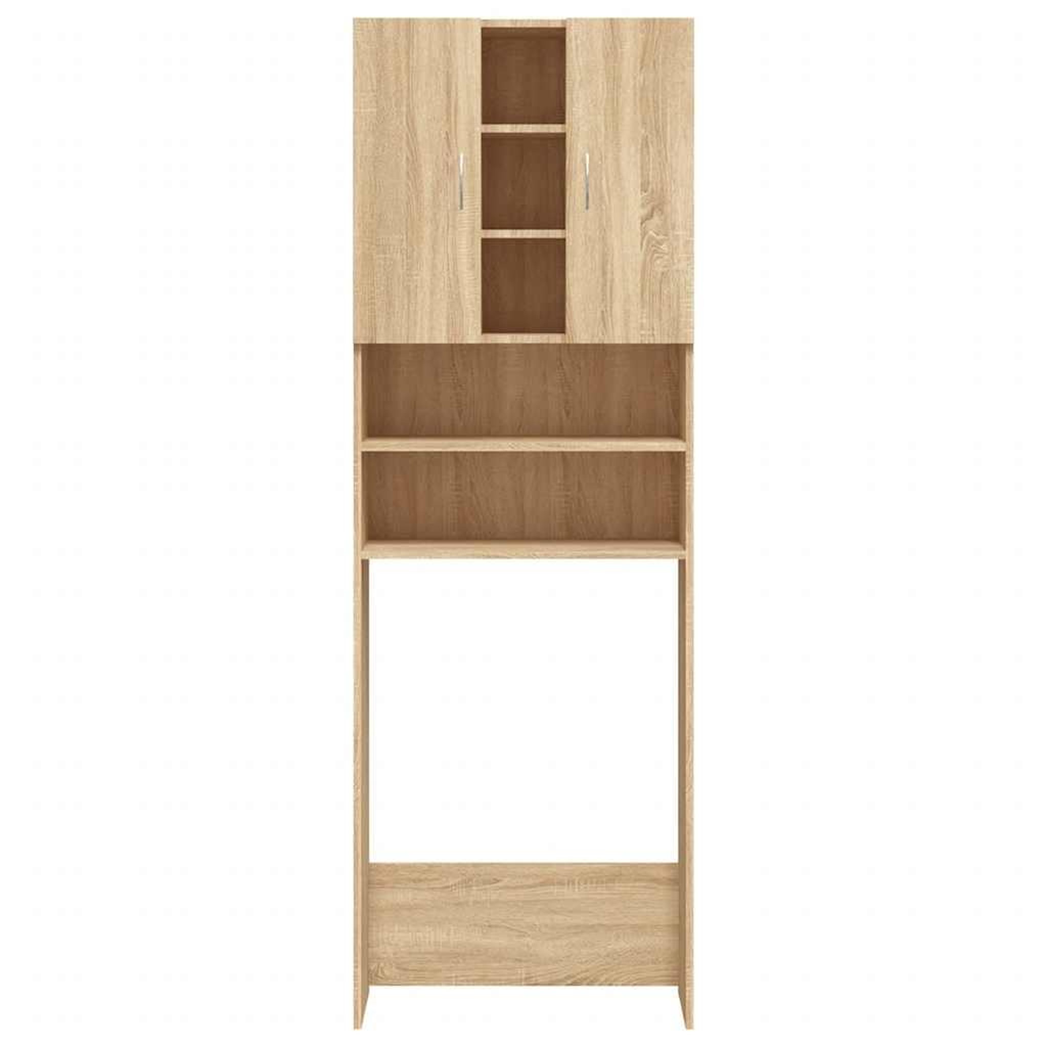Voir la diapositive 3 : VIDAXL Meuble pour machine a laver Chene sonoma 64x25,5x190 cm