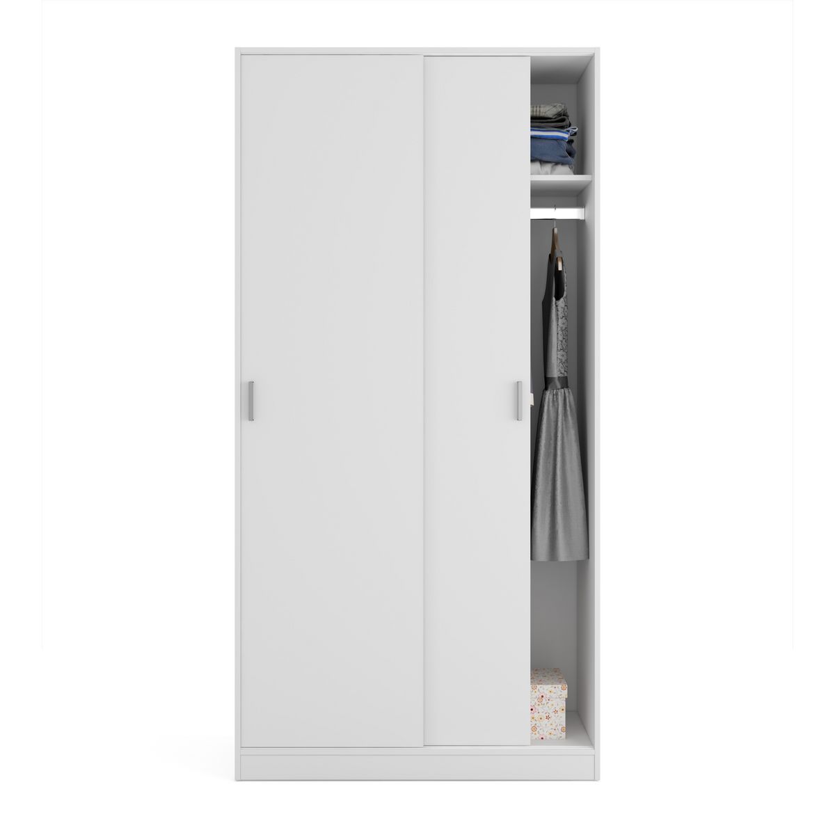 Armoire 2 Portes Coulissantes  L 100 x H 200cm 