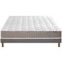 Voir la diapositive 1 : IDLITERIE Ensemble Matelas 100% latex 5 zones ORIGINEL + Sommier - Spécial Dos Sensible - Fabriqué en France