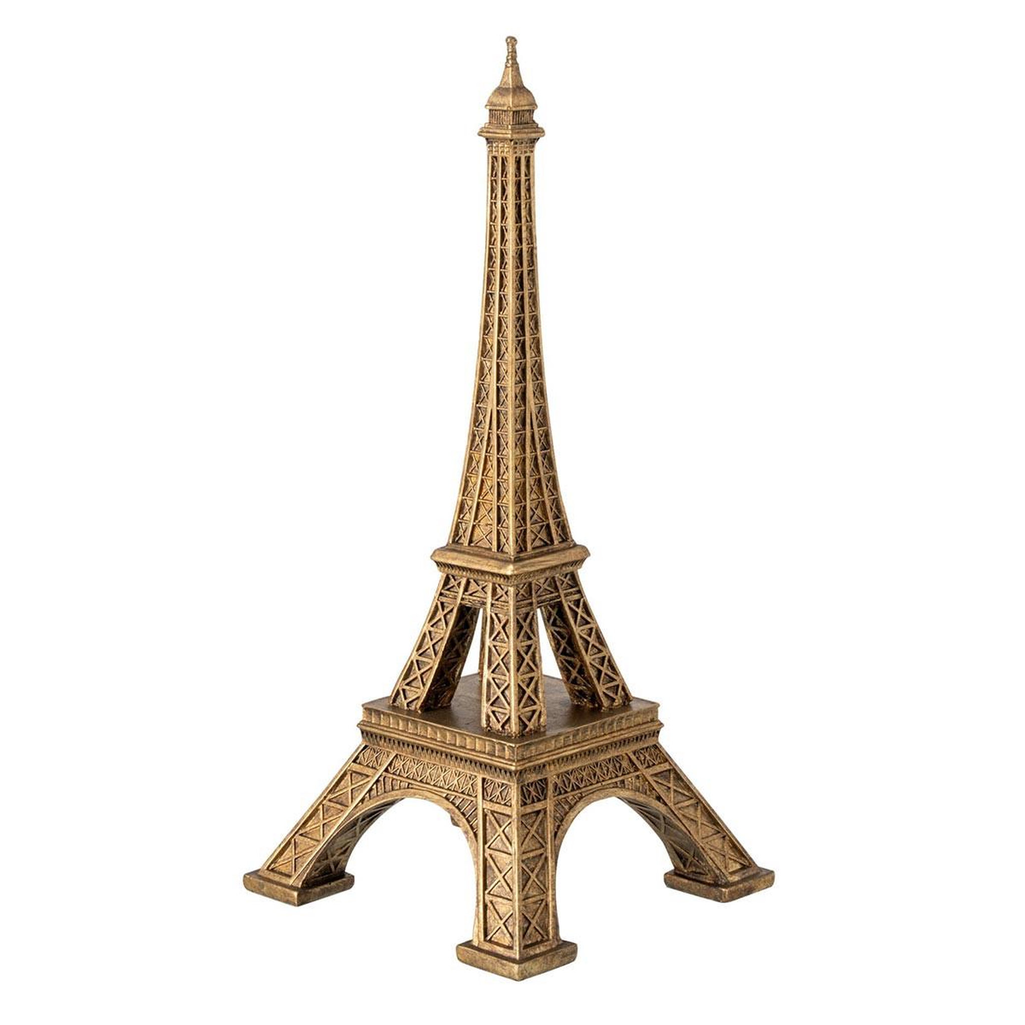 J-LINE Tour eiffel déco en résine  hilda  44cm doré