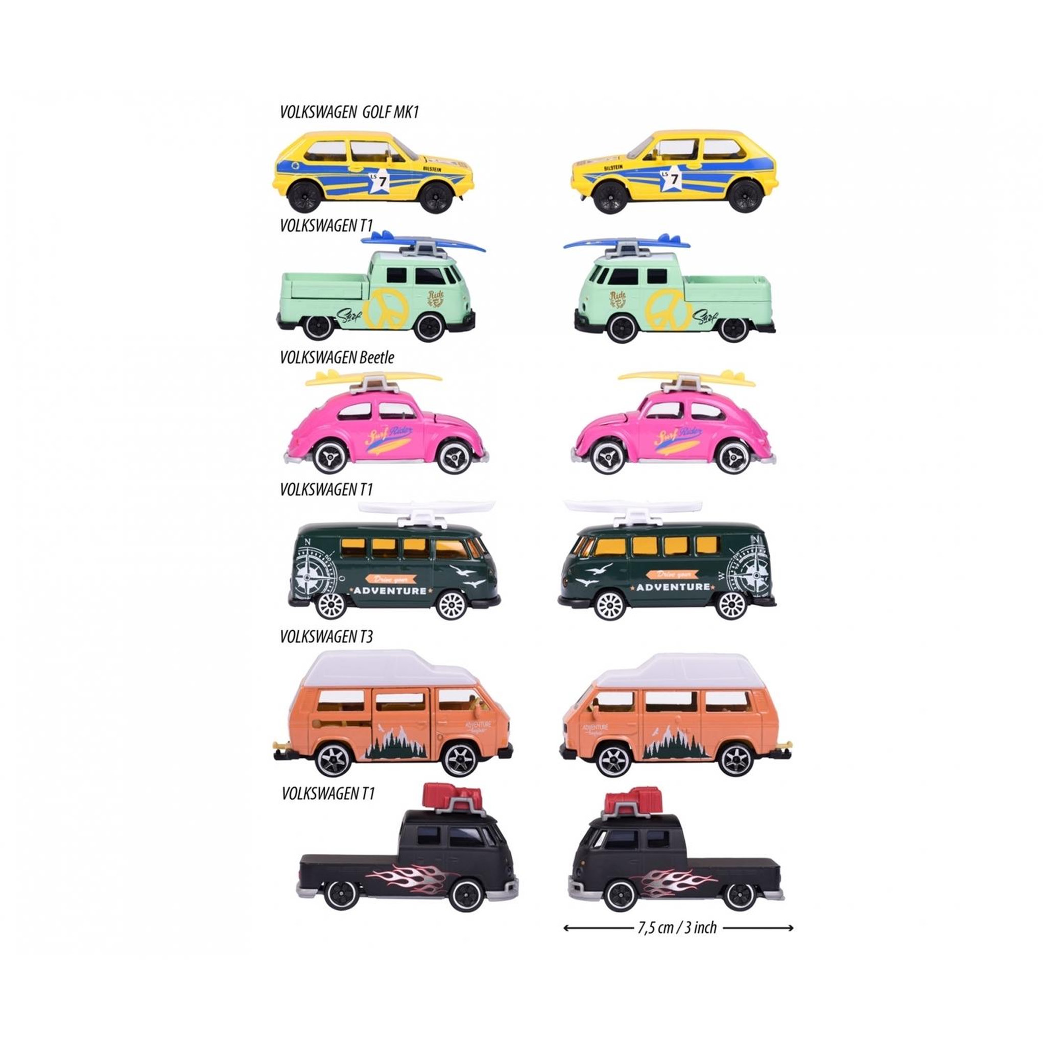 Voir la diapositive 4 : Majorette Voiture VW The Originals Premium Cars