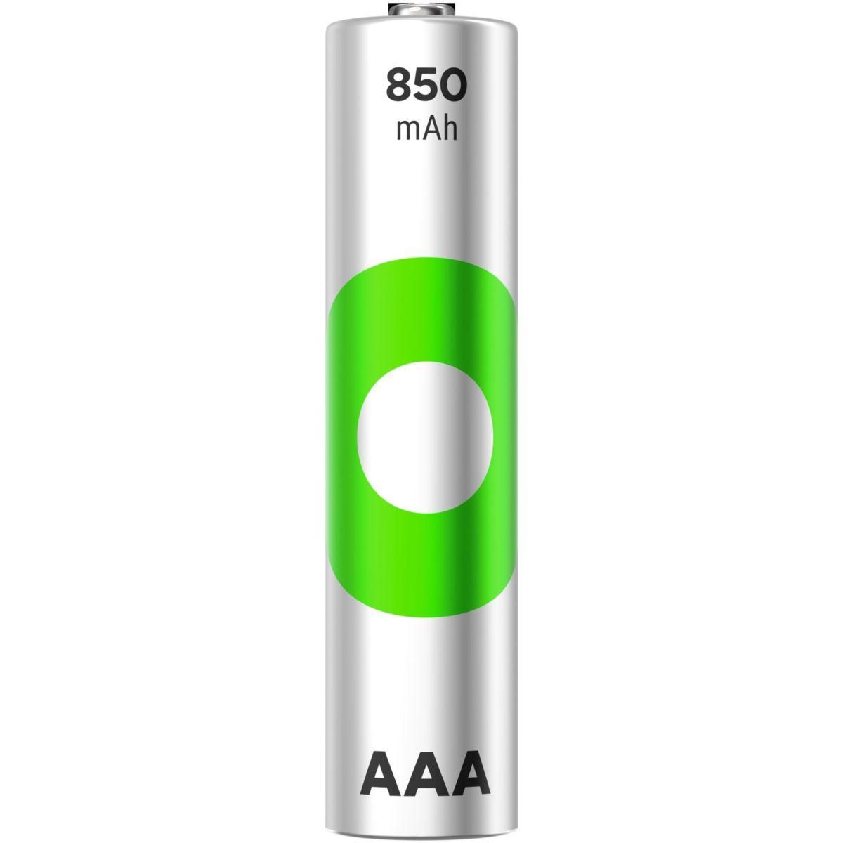 GP BATTERIES Pile rechargeable AAA ReCyckO 650 mAh lot de 2