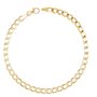 Voir la diapositive 1 : L'ATELIER D'AZUR Bracelet Or 18 Carats 750/000 - Maille Gourmette Jaune - Homme