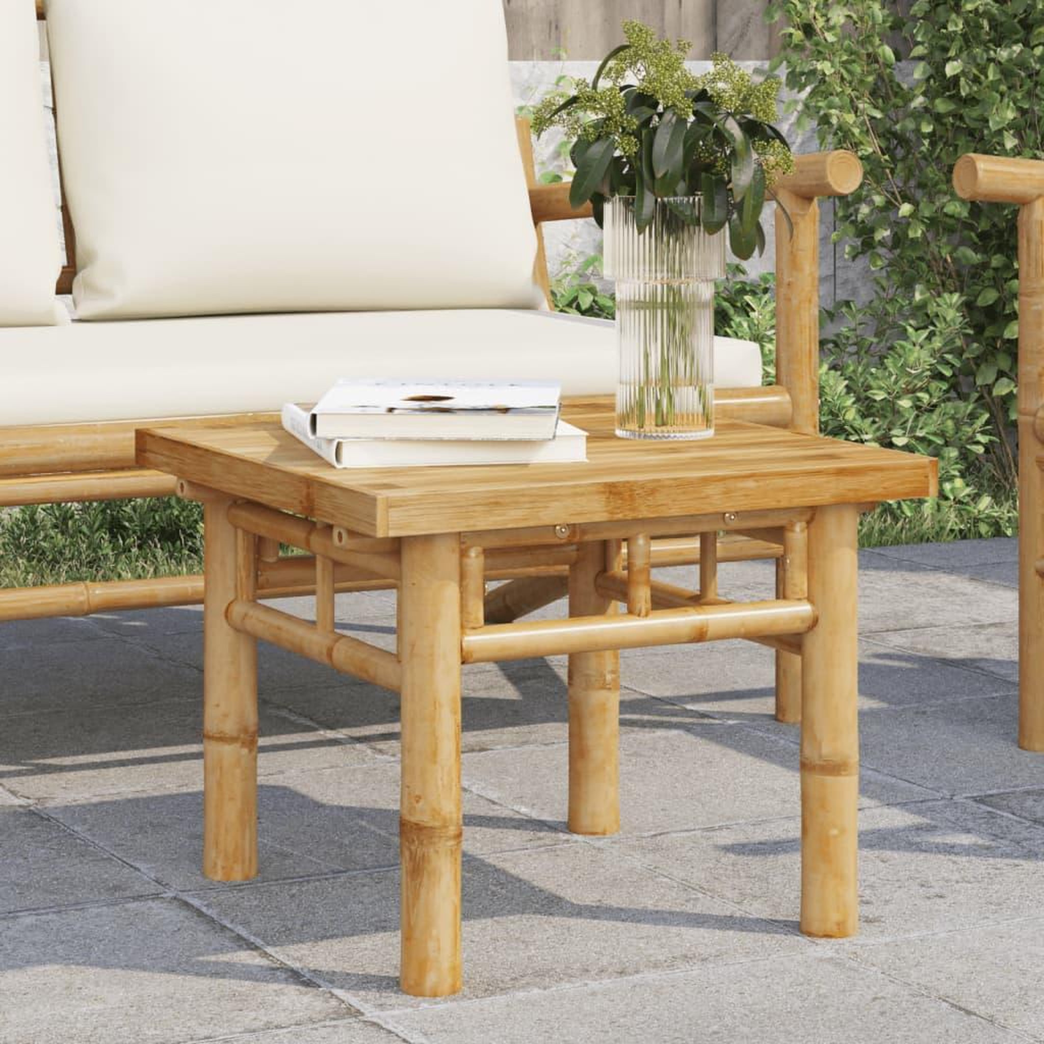 VIDAXL Table basse 45x45x35 cm bambou