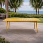 Voir la diapositive 6 : CONCEPT USINE Table de jardin 8-10 places 200cm jaune BERGAME