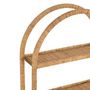 Voir la diapositive 6 : Paris Prix Étagère Murale 3 Niveaux  Ovale  110cm Naturel