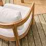 Voir la diapositive 5 : SWEEEK Salon de jardin bois d'acacia 4 places naturel - Miyana