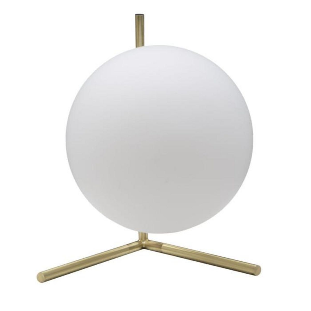 Paris Prix Lampe à Poser Sphère  Glamy  27cm Blanc & Or