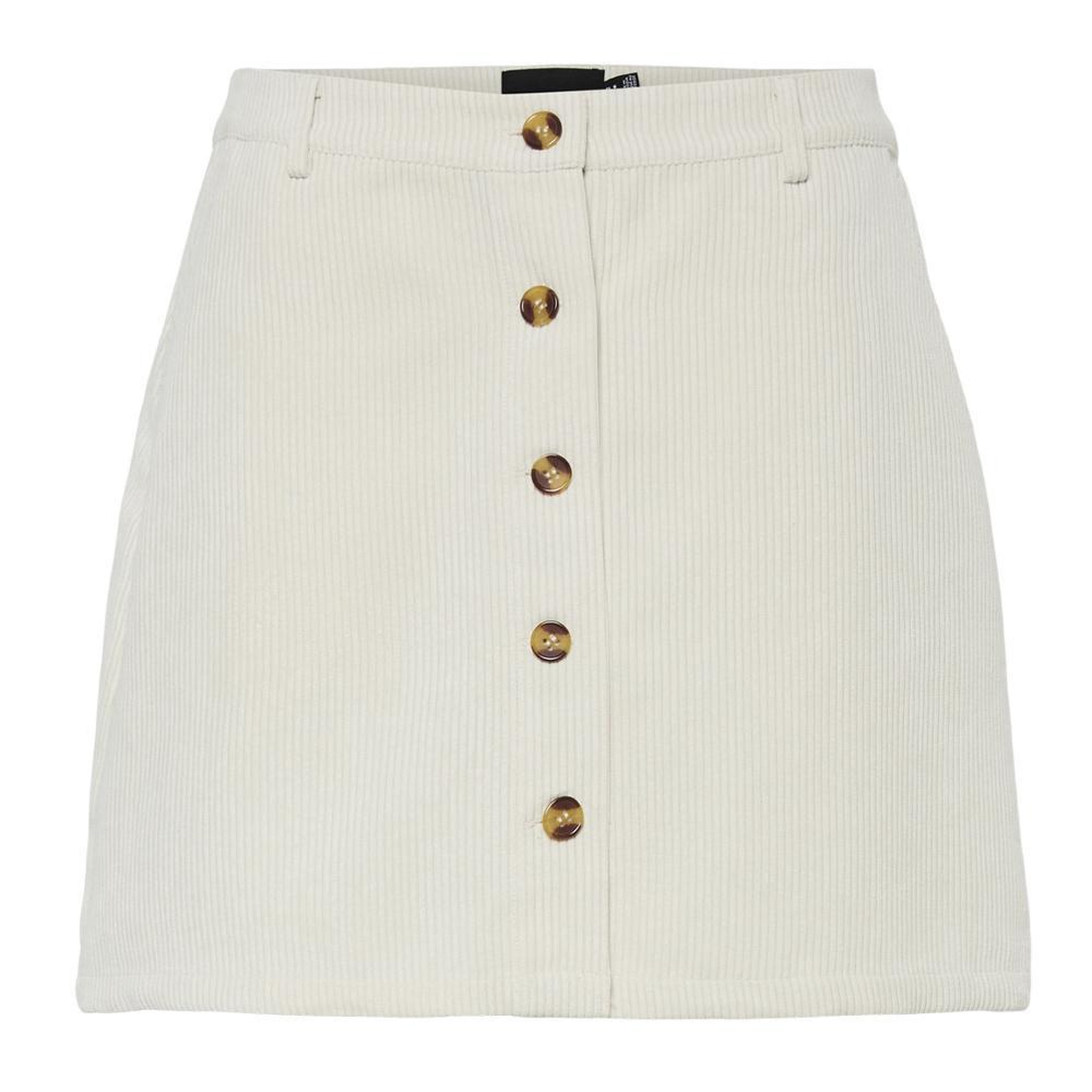 Pieces Jupe Ecru Femme Pieces Effi. Coloris disponibles : Beige