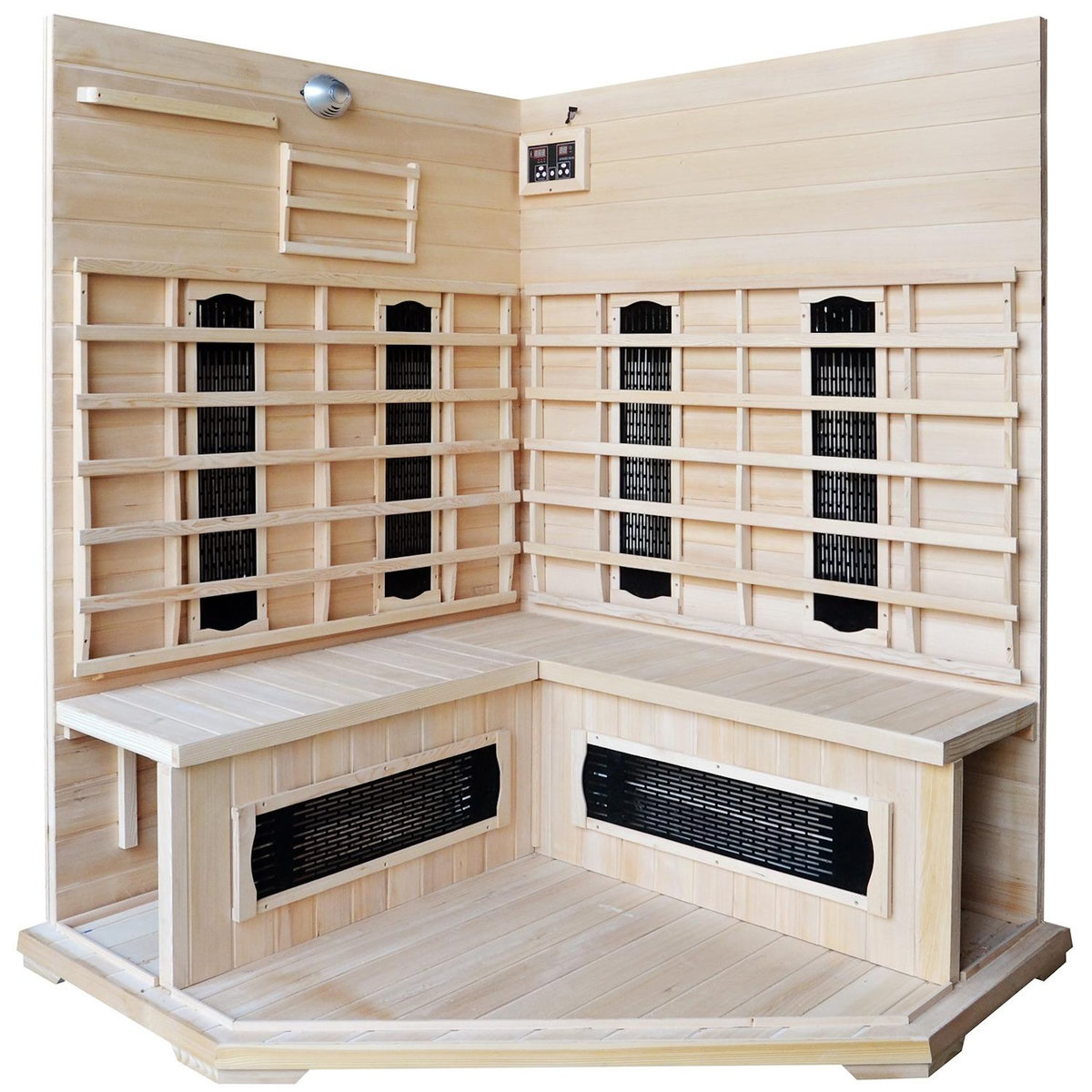 CONCEPT USINE Cabine de sauna luxe infrarouge 3-4 places NARVIK