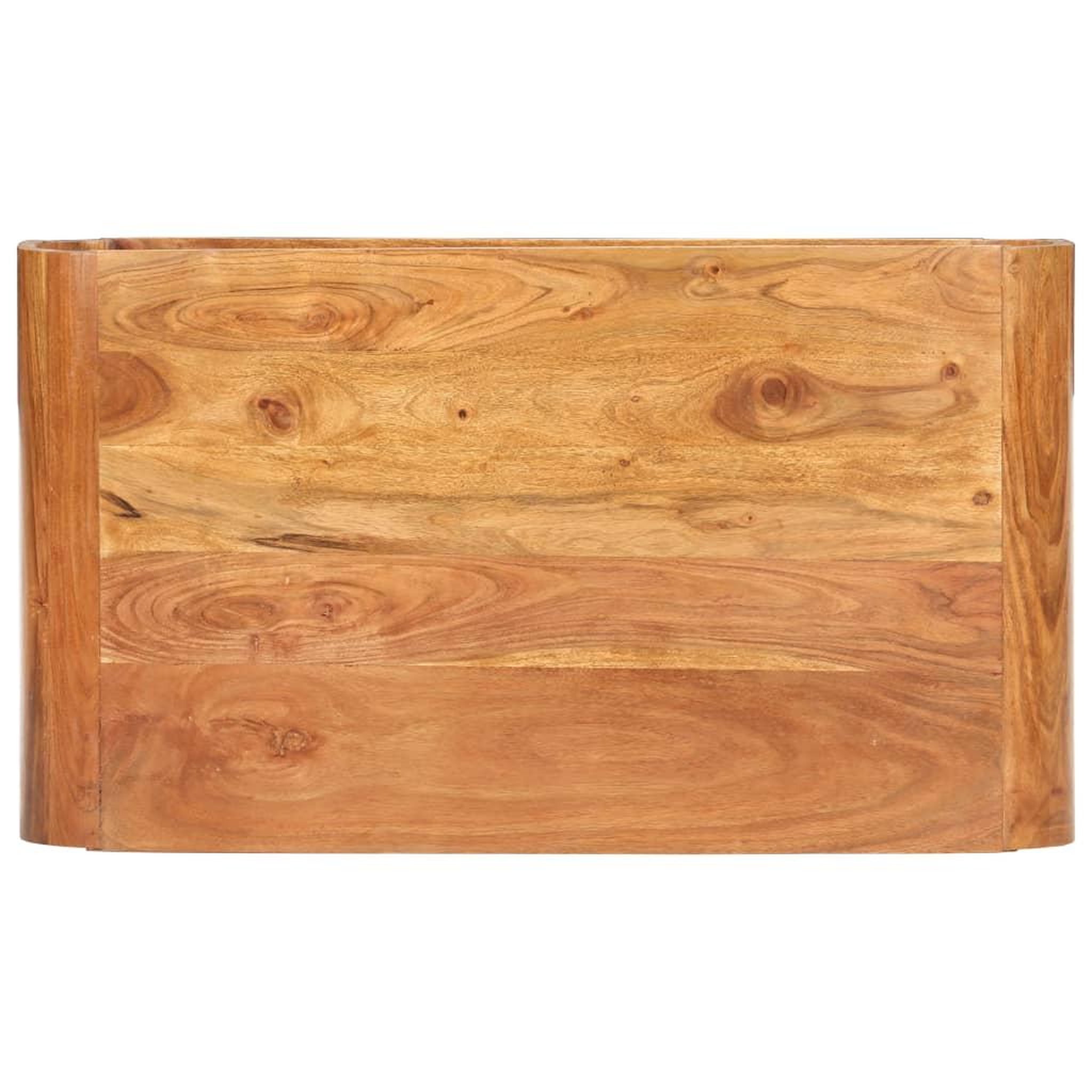 Voir la diapositive 4 : VIDAXL Table basse 90x50x30 cm bois d'acacia massif
