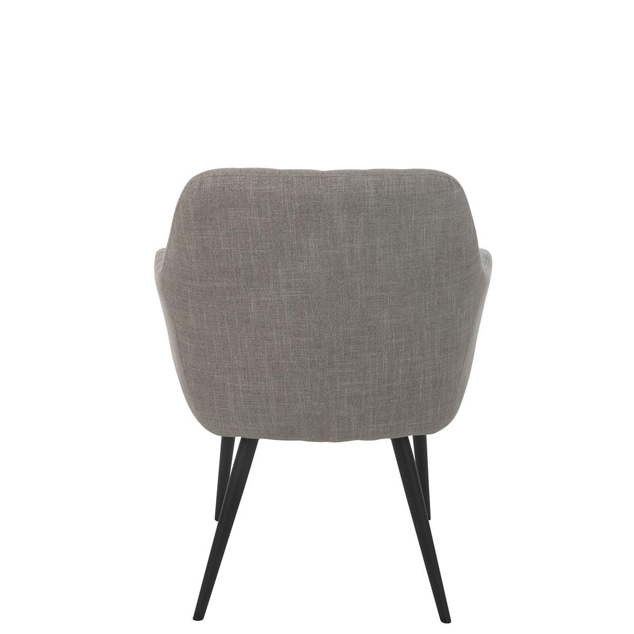 Voir la diapositive 4 : J-LINE Chaise design  miles  83cm gris