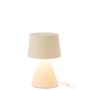 Voir la diapositive 2 : Paris Prix Lampe à Poser Petit Abat-Jour  Pierre  34cm Beige
