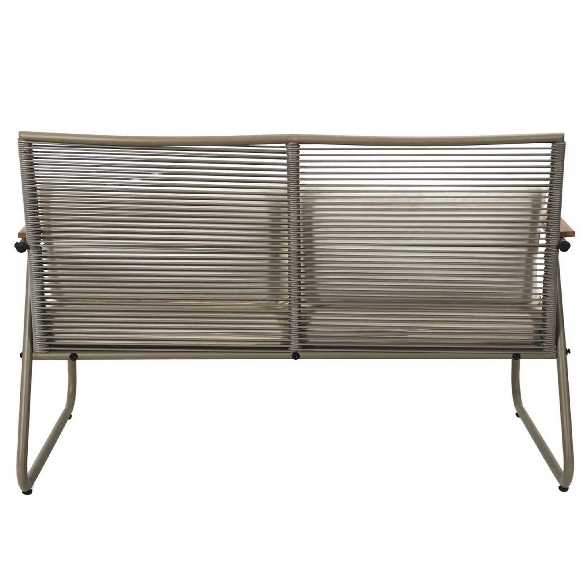 Voir la diapositive 6 : The Home Deco Factory Salon de jardin 4 pièces  palma  105cm beige