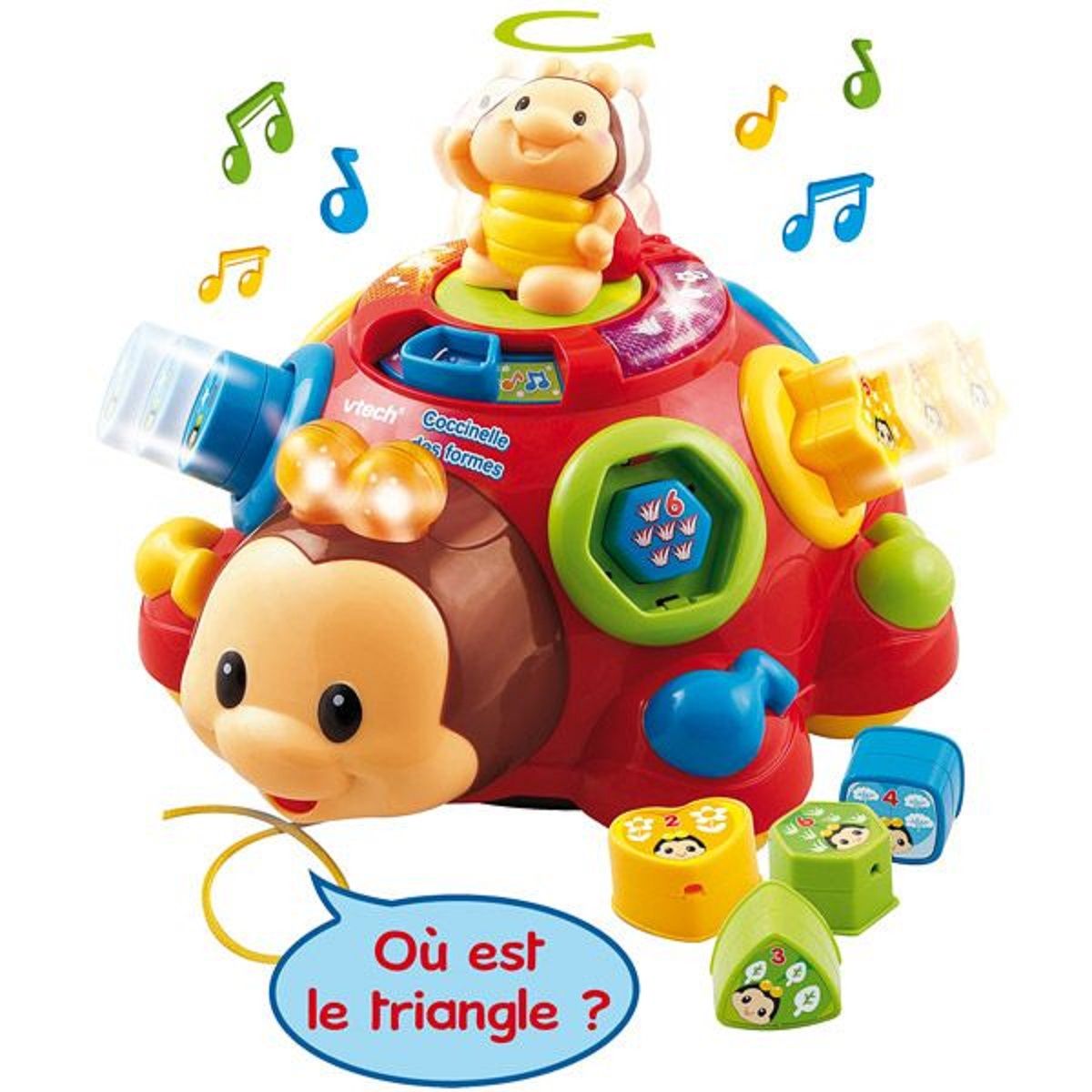 VTECH Coccinelle des formes 