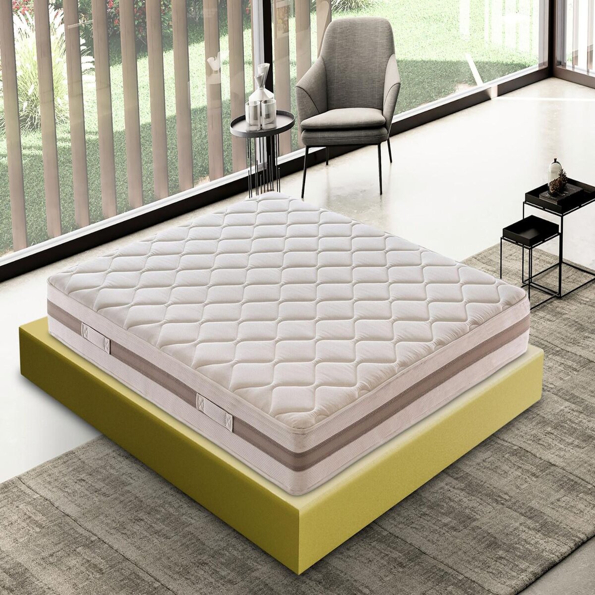 ILOVESLEEP Matelas Mousse SOFIA - Epaisseur 19 Cm - Fermeté H4