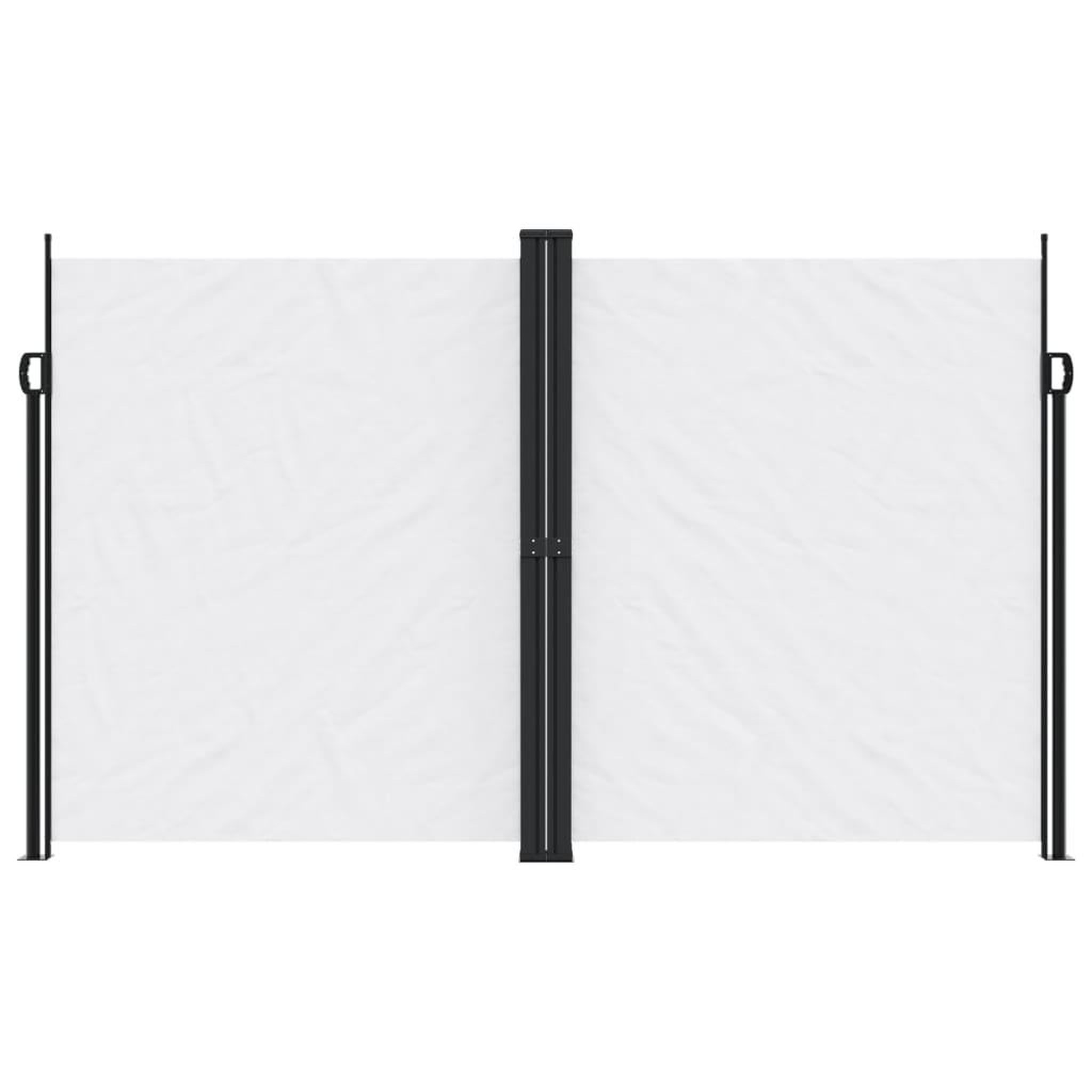 Voir la diapositive 3 : VIDAXL Auvent lateral retractable blanc 200x1200 cm