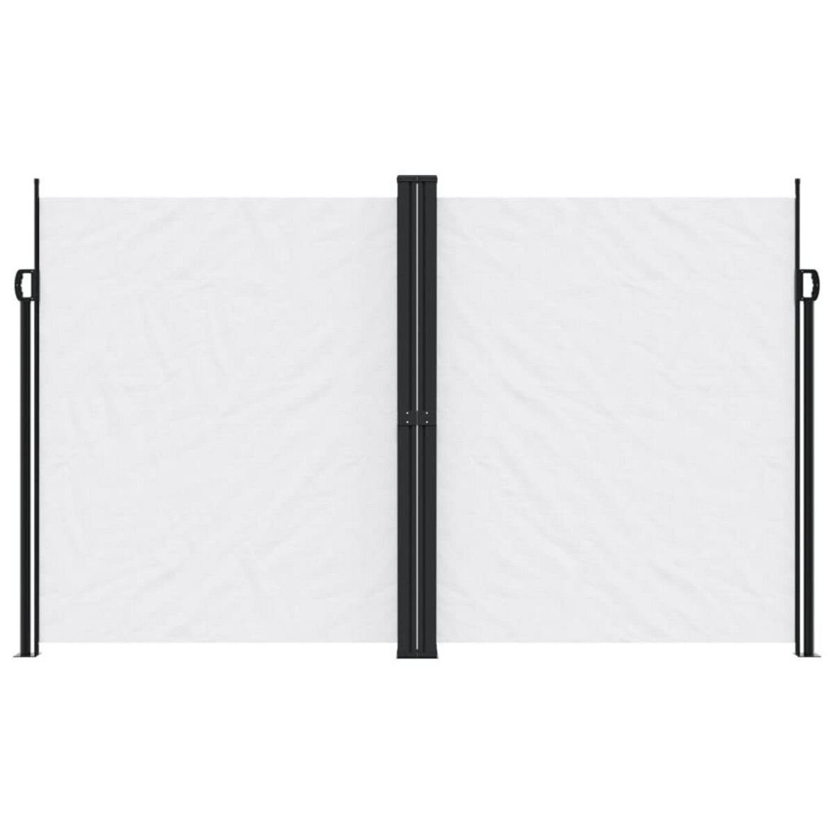 VIDAXL Auvent lateral retractable blanc 200x1200 cm