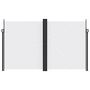 Voir la diapositive 3 : VIDAXL Auvent lateral retractable blanc 200x1200 cm
