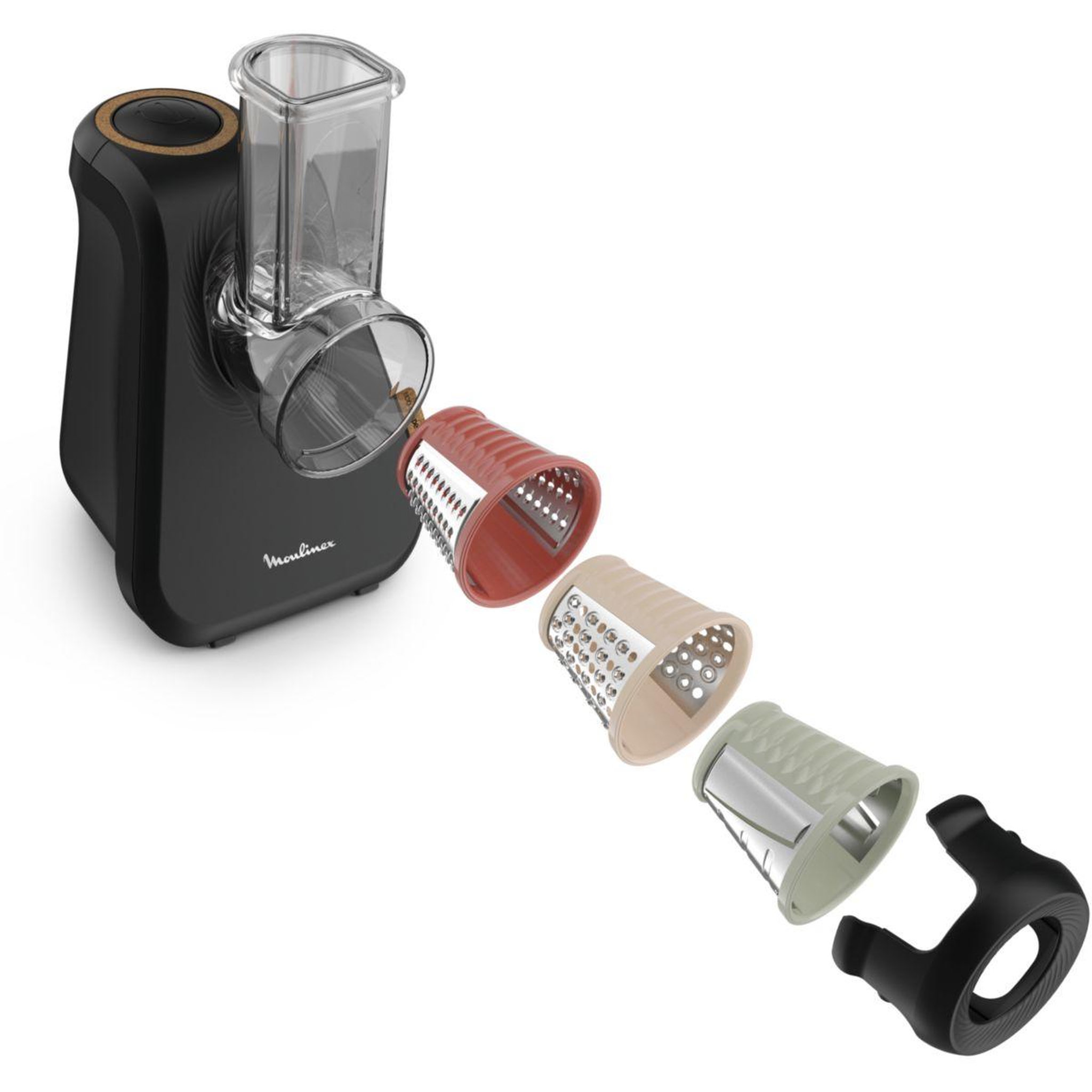 Voir la diapositive 3 : MOULINEX Rapeur trancheur DJ77EN10 FRESH EXPRESS ECO RESPECT