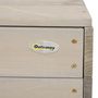 Voir la diapositive 4 : OUTSUNNY Bac à sable bois carré dim. 1,18L x 1,13l x 1,10H m - hauteur, inclinaison toit réglable, refermable - tableau, jeu - bois sapin gris