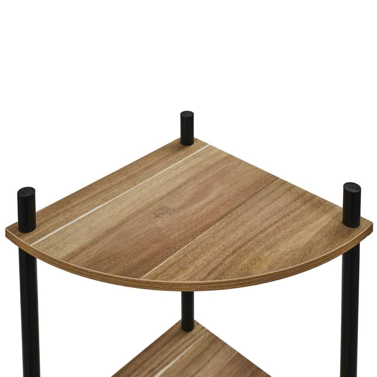 Paris Prix Étagère d'Angle 4 Niveaux  Carol  112cm Marron