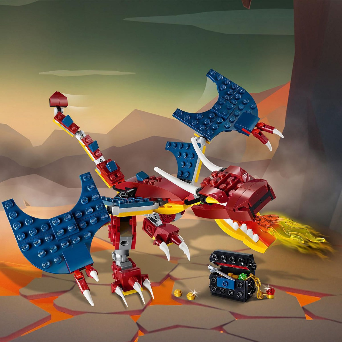 LEGO Creator 31102 - Le dragon de feu