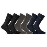 FILA Lot de 6 Paires de Chaussettes de ville homme en bambou FU5511. Coloris disponibles : Gris