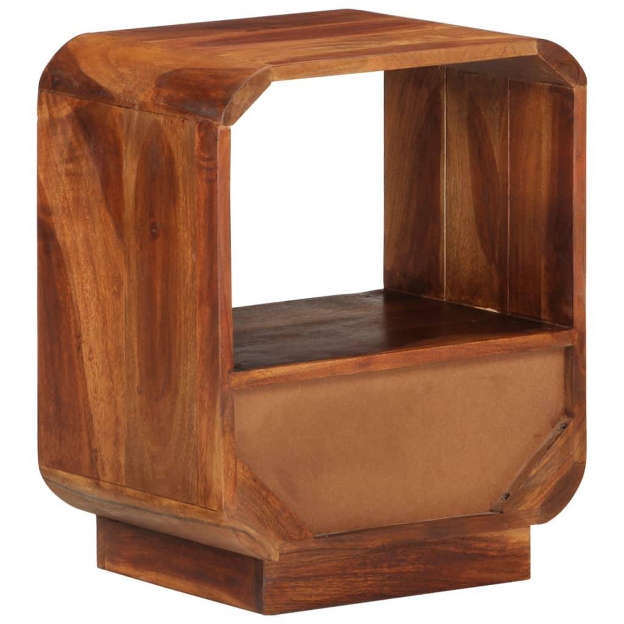 Voir la diapositive 5 : VIDAXL Table de chevet avec tiroir 2 pcs Bois massif 40x30x50 cm