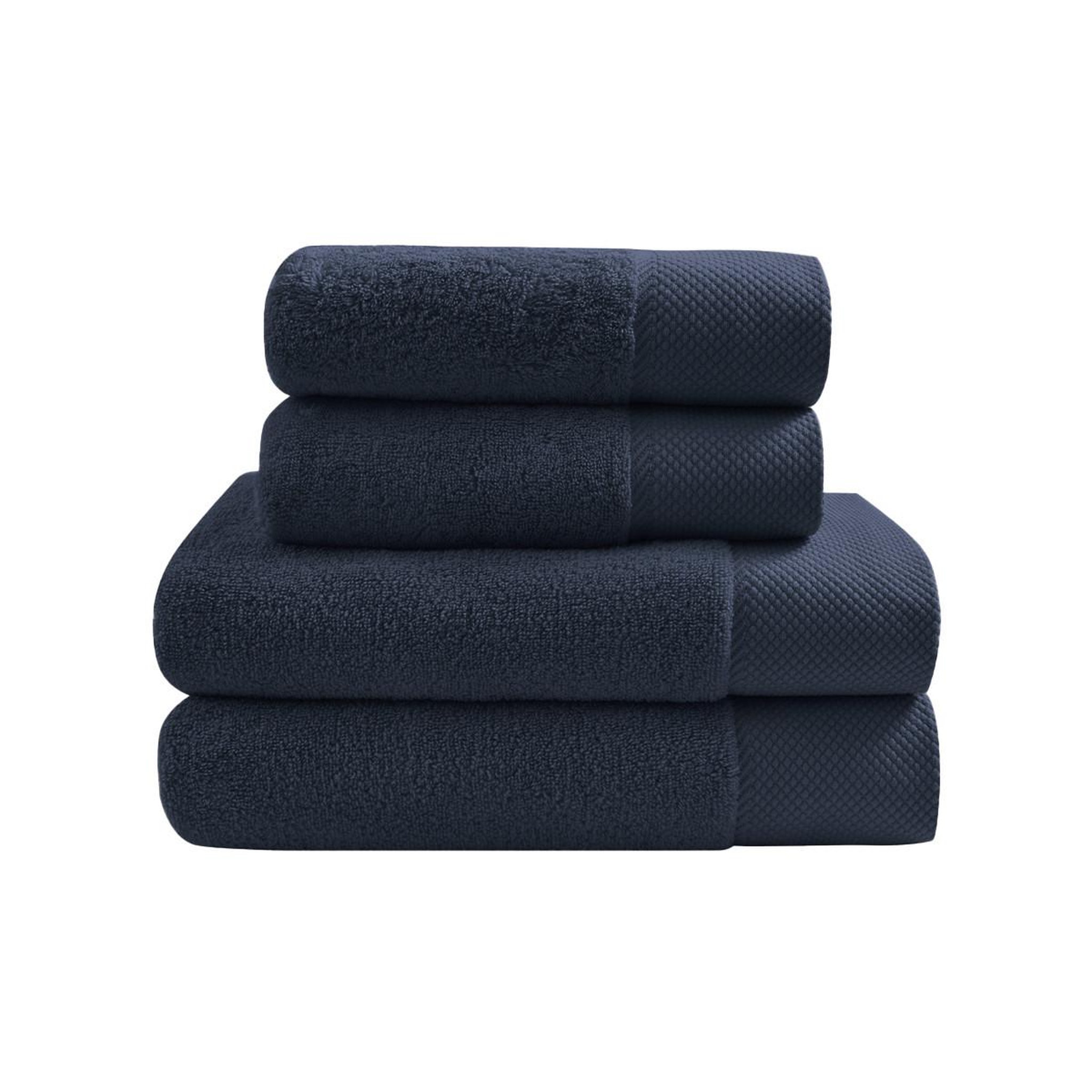 Voir la diapositive 1 : Sensei Maison Ensemble de bain 4 pièces Zéro Twist SENSOFT (2 draps de bain + 2 serviettes)