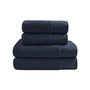 Voir la diapositive 1 : Sensei Maison Ensemble de bain 4 pièces Zéro Twist SENSOFT (2 draps de bain + 2 serviettes)
