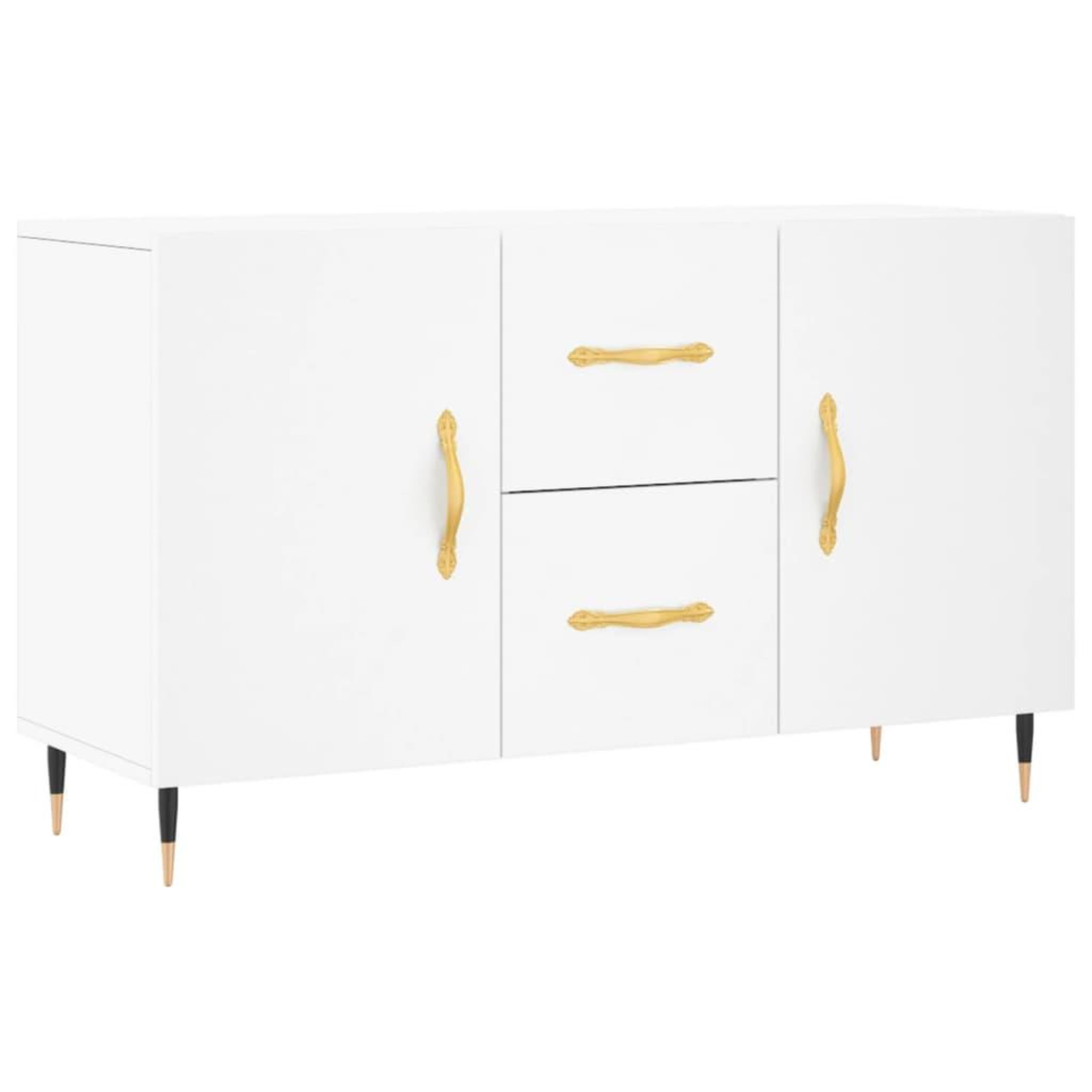Voir la diapositive 2 : VIDAXL Buffet blanc 100x36x60 cm bois d'ingenierie