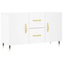 Voir la diapositive 2 : VIDAXL Buffet blanc 100x36x60 cm bois d'ingenierie