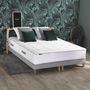 Voir la diapositive 2 : IDLITERIE Ensemble matelas Ressorts 7 zones H28cm + sommier PALACIO 2 FABRICATION FRANCAISE