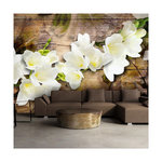 Paris Prix Papier Peint  Freesia on Wood. Coloris disponibles : Multicolore