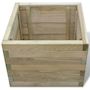 Voir la diapositive 3 : VIDAXL Lit sureleve 50x50x40 cm Bois Carre