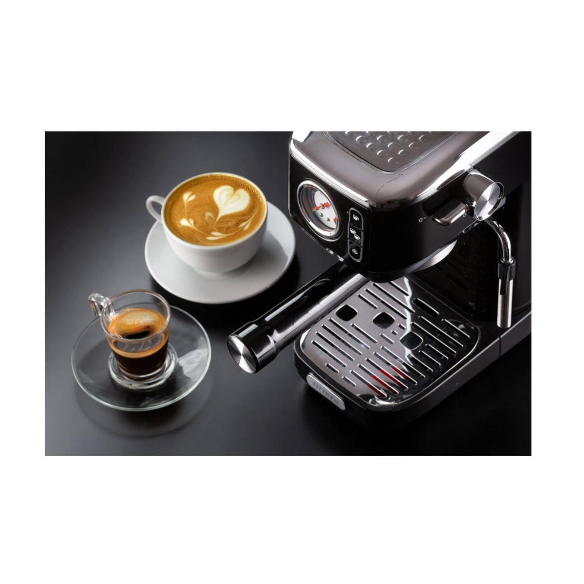 Voir la diapositive 4 : ARIETE Machine à expresso 15 bar noir - 1381noir