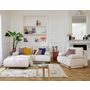 Voir la diapositive 6 : BEST MOBILIER Cristal - pouf modulable - 95 cm - en velours texturé