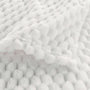 Voir la diapositive 2 : Paris Prix Plaid Flanelle en Relief  Mini Frosty  125x150cm Blanc