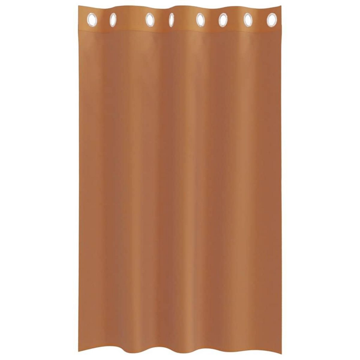 VIDAXL Rideaux en voile avec œillets 2 pcs terre cuite